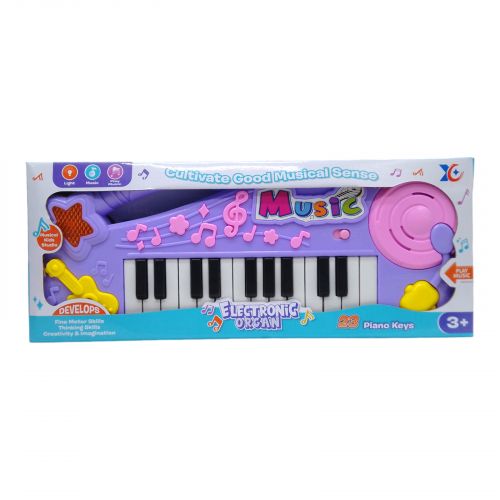 Детское пианино "Electronic Organ" (сиреневый) фото