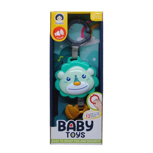 Погремушка-подвеска "Baby toys", лёва фото