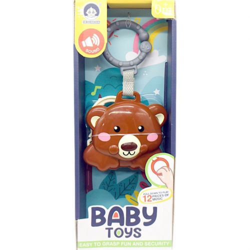Погремушка-подвеска "Baby toys", медвежонок фото