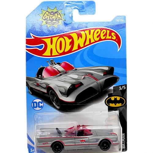Машинка "Hot wheels: TV Series Batmobile grey" (оригінал) фото