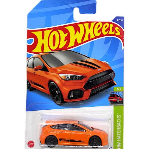 Машинка "Hot wheels: Ford focus rs orange" (оригінал) фото