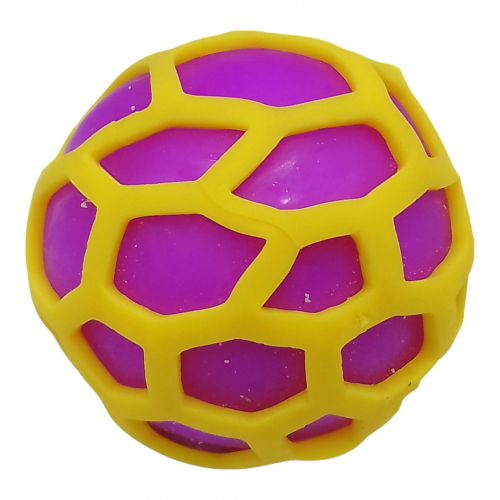 Игрушка "Мячик-антистресс", с пеной, 6 см (сиреневый) фото