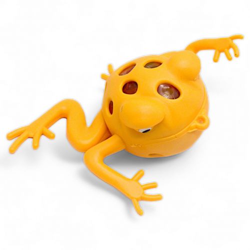 Іграшка-антистрес з орбізами "Жабка", помаранчева фото