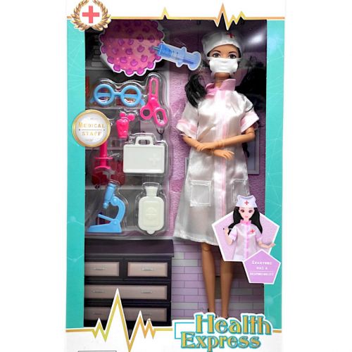 Кукла-врач с аксессуарами "Health Express", белый фото