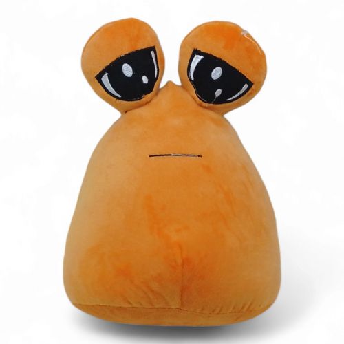 Мягкая игрушка "Инопланетянин Pou (Поу)", 30 см (рудий) фото