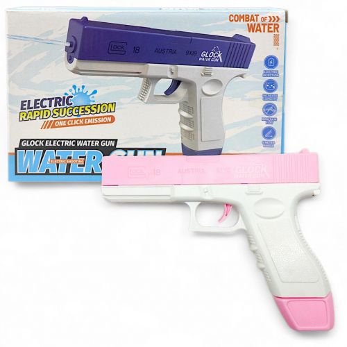 Водяний пістолет рожевий фото