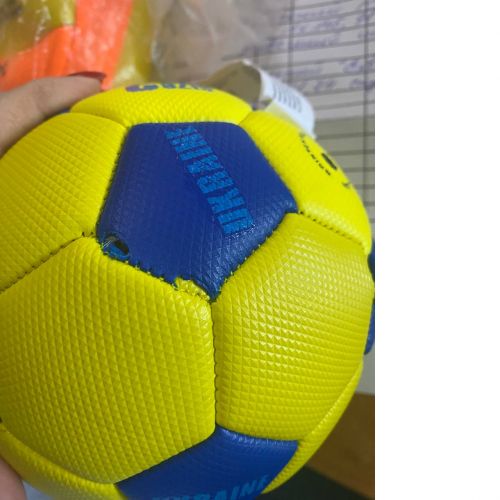 Уценка.  Мяч футбольный №2 "Ukraine" (желтый) не захваченый шов фото