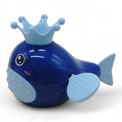 Водоплавна заводна іграшка "Кит" (синя) фото