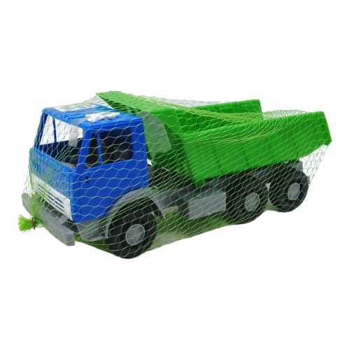 Машинка пластиковая "Самосвал" (синяя + зеленая) фото