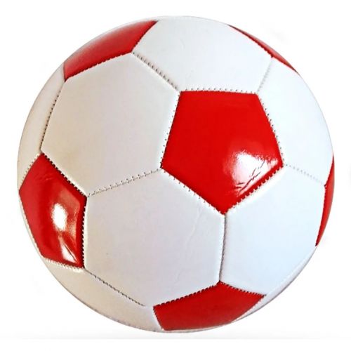 Мʼяч футбольний, розмір №5 (червоний) фото