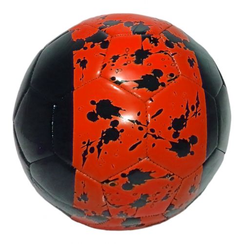 Мяч футбольный, размер №5 (красный) фото