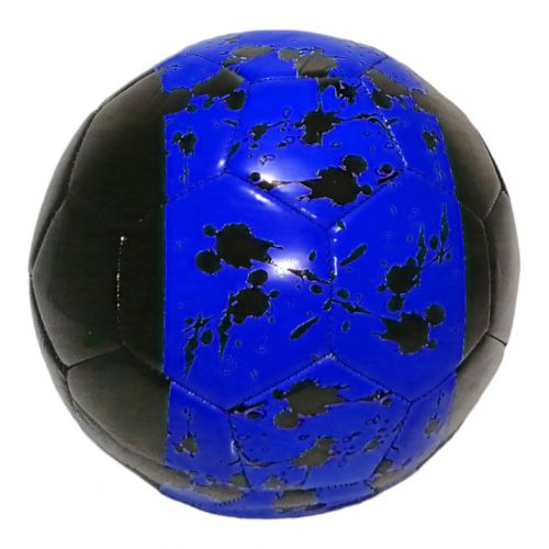 Мяч футбольный, размер №5 (синий) фото