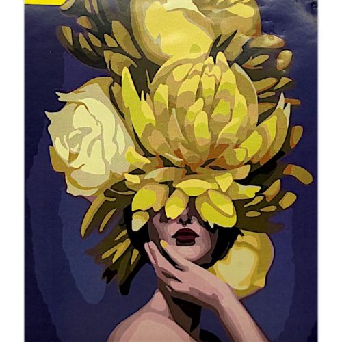 Картина по номерах "Квітуча зачіска" 40х50 см фото