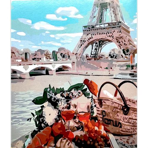 Картина по номерах "Пікнік у Парижі" 40х50 см фото