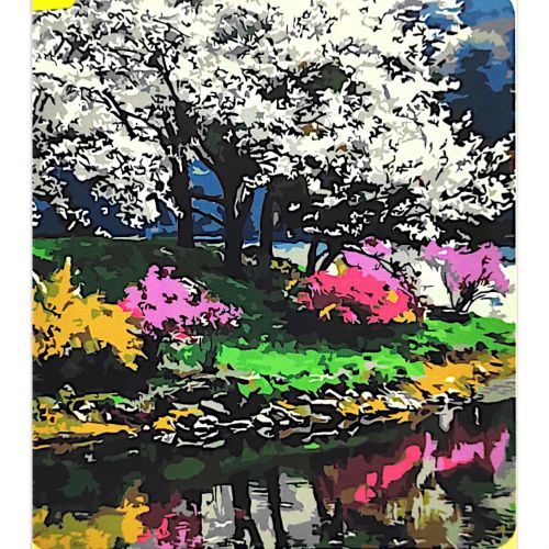 Картина по номерах "Цвітіння сакури" 40х50 см фото