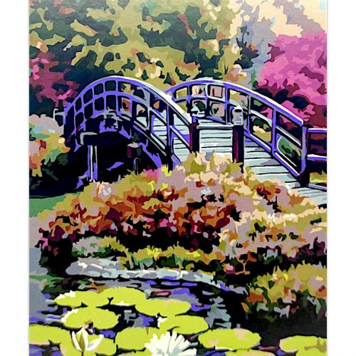 Картина по номерах "Китайський сад" 40х50 см фото