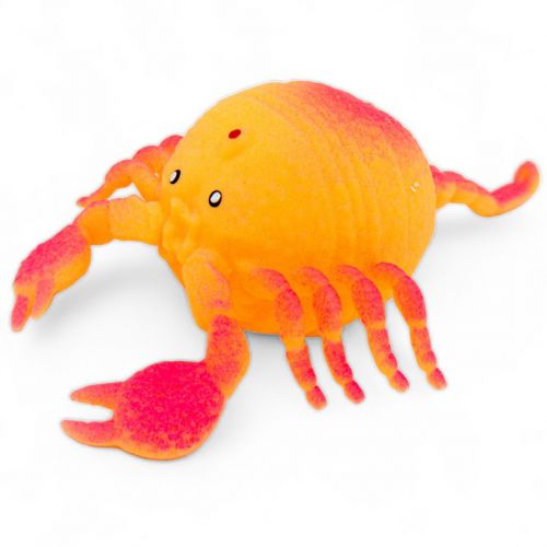Игрушка-антистресс "Скорпион", пена, оранжевый фото