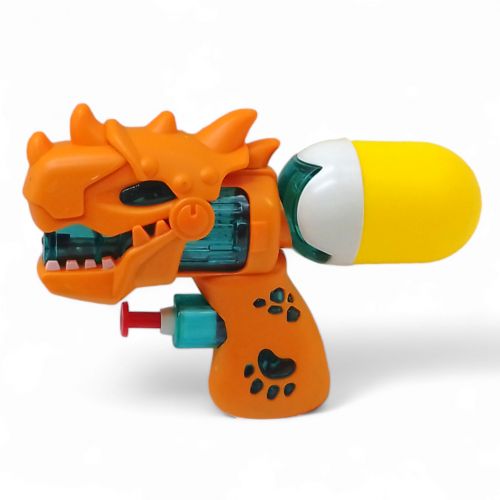 Водний пістолет міні "Динозаврик", помаранчевий фото