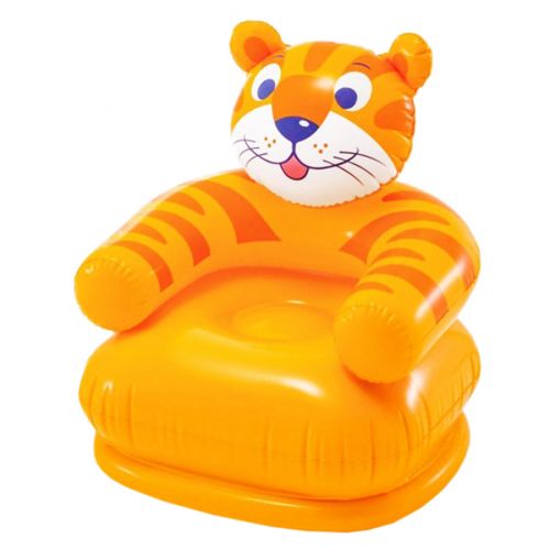 Кресло надувное "Веселые животные: Тигр", 66 х 64 х 71 см фото