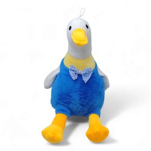 Мʼяка іграшка "Гусак Валера", 34 см (синій) фото