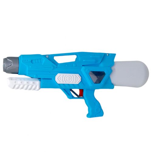 Водний пістолет з накачуванням, 46 см (блакитний) фото