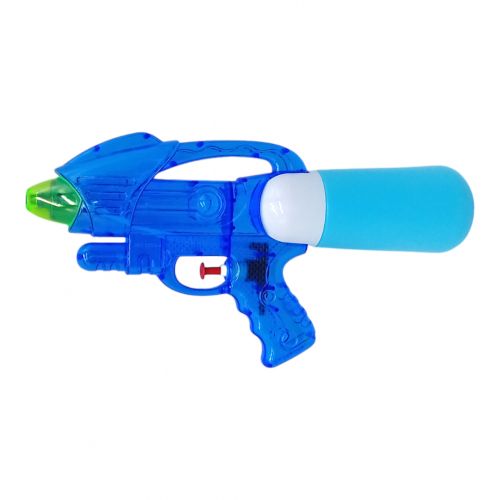 Водний пістолет пластиковий 30 см (синій) фото