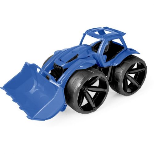 Машинка пластикова гігант Maximus бульдозер, 68 см, синій фото