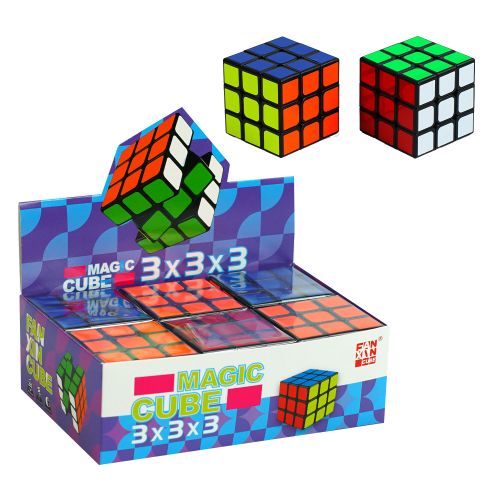 Головоломка Кубик Рубіка 3 х 3 пластиковий фото