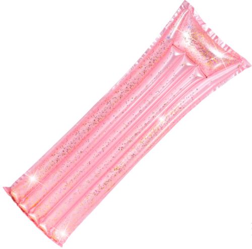 Матрац надувний "Рожевий блиск", з підголовником, 170 х 53 х 15 см фото