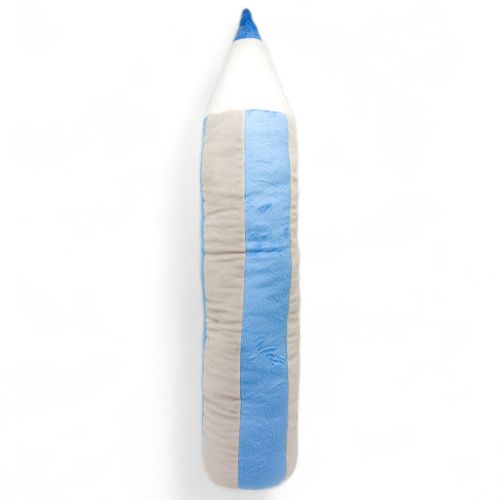 Іграшка-подушка мʼяка "Олівець", сіро-блакитний (76 см. ) фото