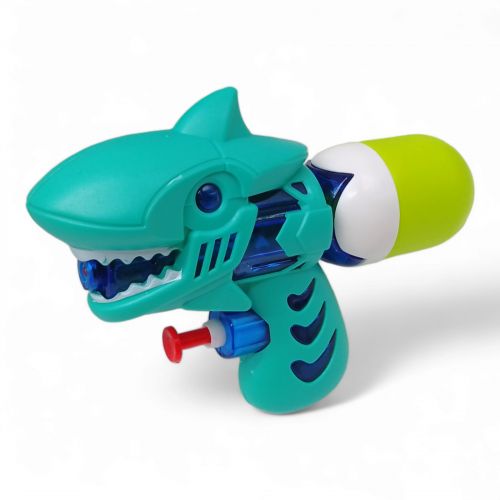 Водний пістолет "Акула", 14,5 см., бірюзова фото
