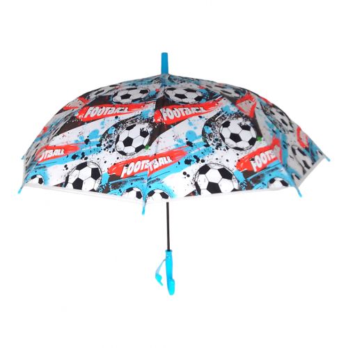 Детский зонтик "Football", голубой фото