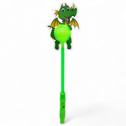 Паличка-світяшка зелена "Дракончик" (40 см.) фото