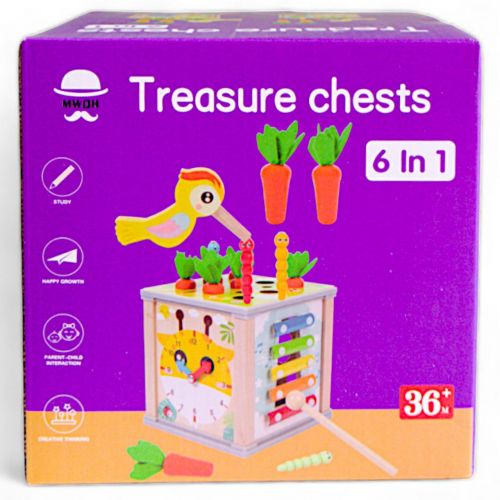 Куб логический "Treasure chests" (15,5 см. ) фото