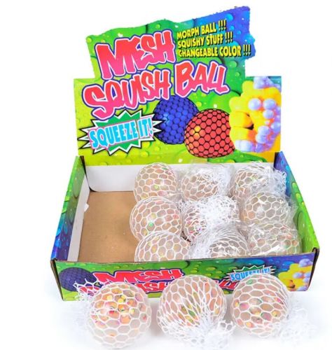 Игрушка-антистресс "Mesh Squish Ball" фото