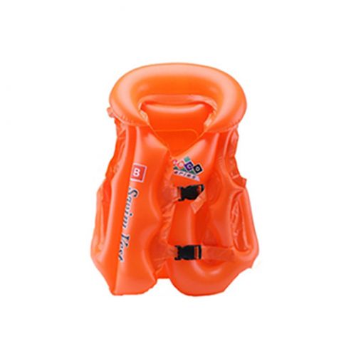 Дитячий надувний жилет, розмір S, (помаранчевий) фото