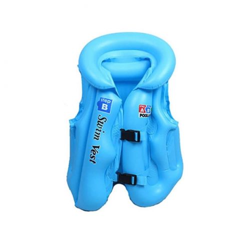 Дитячий надувний жилет, розмір S, (блакитний) фото