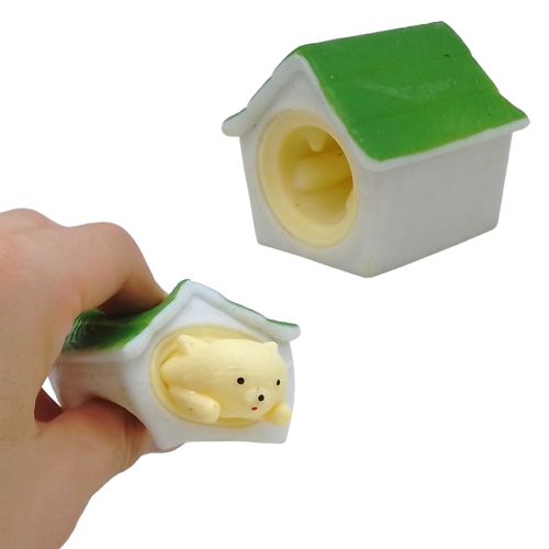 Іграшка-антистрес “Собача будка”, зелена фото