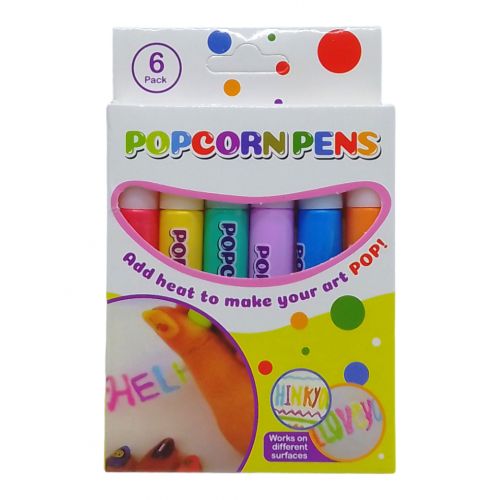 3D фарби "Popcorn Pens", 6 кольорів фото