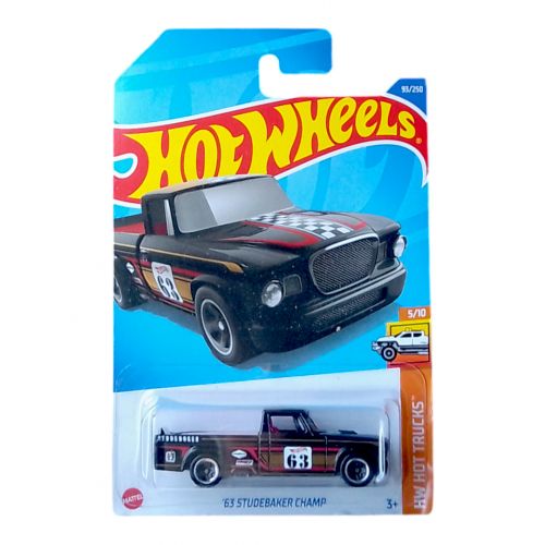 Машинка металева Hot wheels 63 studebaker champ фото