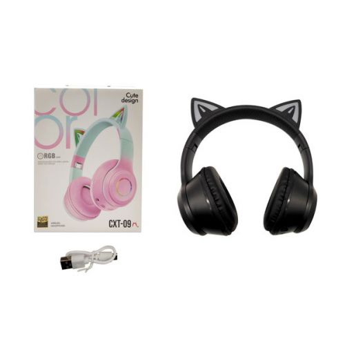 Навушники Cat чорний фото