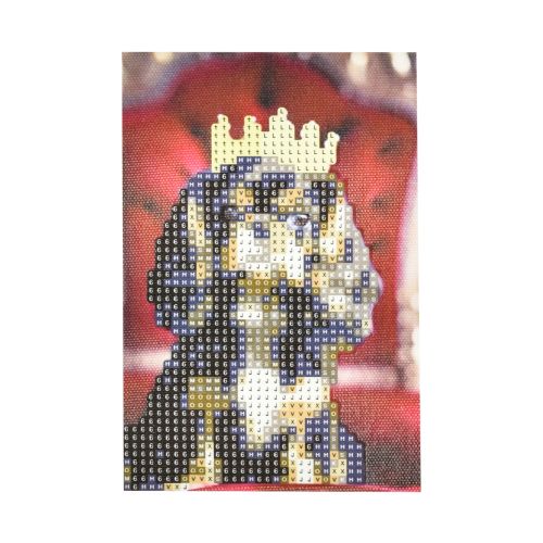 Алмазна мозаїка "Кавалер кінг-чарльз-спанієль", без підрамника, 10х15 см фото