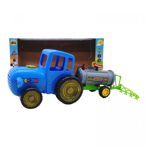 Уцінка.  Іграшка "Синій трактор", світло, звук (укр) вид 3 відходить кнопка звуку і світла фото