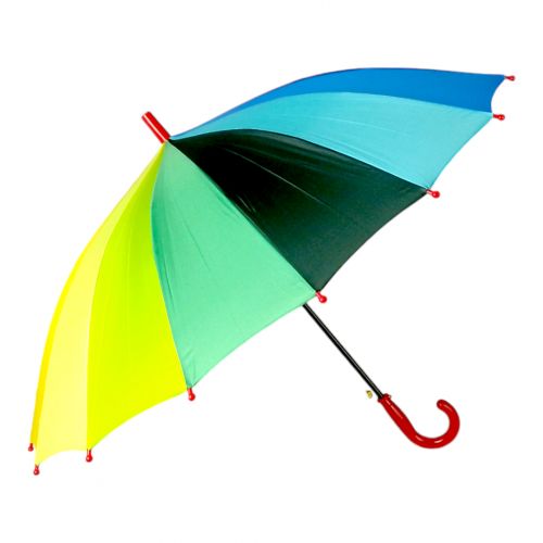 Дитяча парасолька Веселка довжина - 68 см, діаметр - 86 см бордова фото