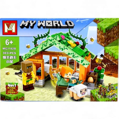 Конструктор "Minecraft", 303+ дет.  (вид B)  мініатюра фото 1