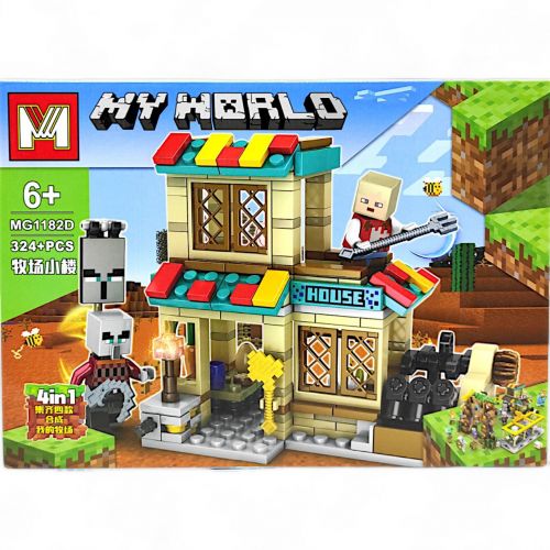 Конструктор "Minecraft", 324+ дет.  (вид D)  мініатюра фото 1