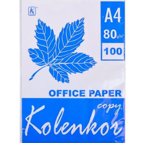 Папір для ксерокса А4 "Коленкор" 100 аркушів, 80г/м² мініатюра фото 1 Папір для ксерокса А4 "Коленкор" 100 аркушів, 80г/м² мініатюра фото 1