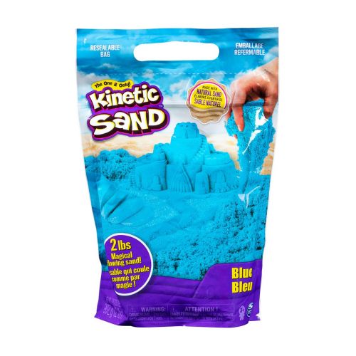 Пісок для дитячої творчості - KINETIC SAND COLOUR (синій, 907 g) фото