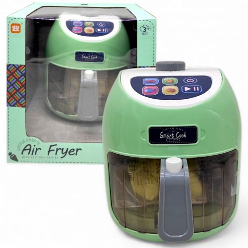 Аэрогриль детский, интерактивный "Air Fryer", с продуктами (мятный) фото