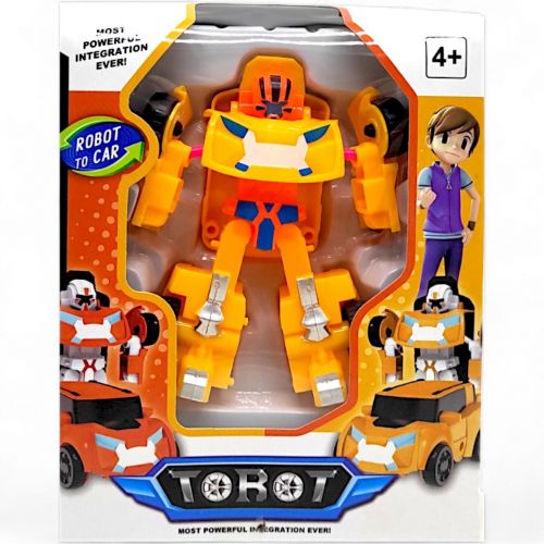 Робот-трансформер "Тобот (Tobot)", 11 см, желтый фото